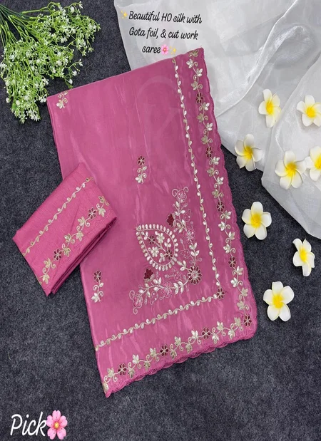Jk 303 Silk With Sequence Work Saree Bulk Orders In India